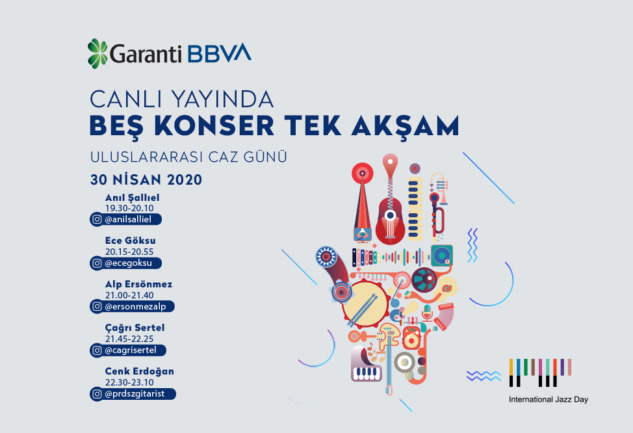Garanti BBVA’yla Bir Caz Akşamı: Canlı Yayında 5 Konser