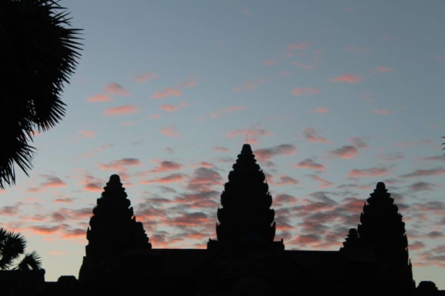 Güneş doğarken Tapınak’ın görüntüsü