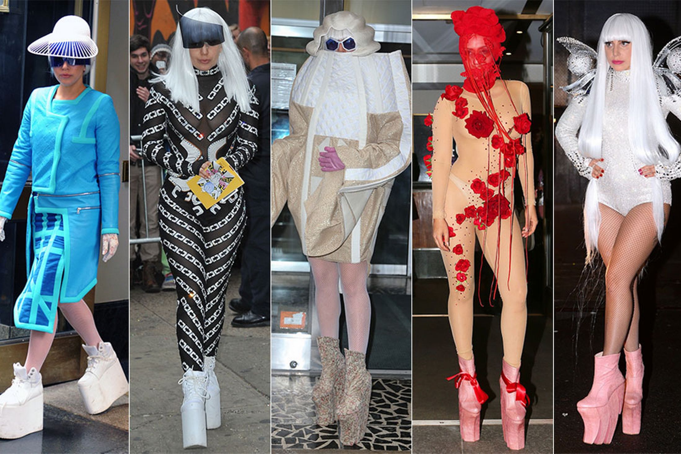 Lady gaga fashion. Леди Гага стиль. Леди Гага Авангард. Леди Гага стиль одежды в жизни. Образы леди Гаги эпатажный стиль.