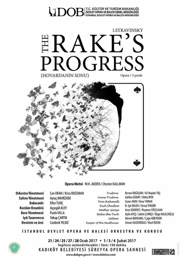 Süreyya Operası'nda Stravinsky: "The Rake's Progress"