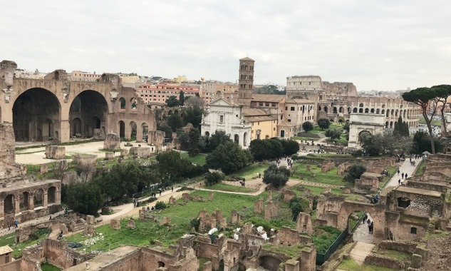 Palatino Tepesi’nden Roma Forum’u
