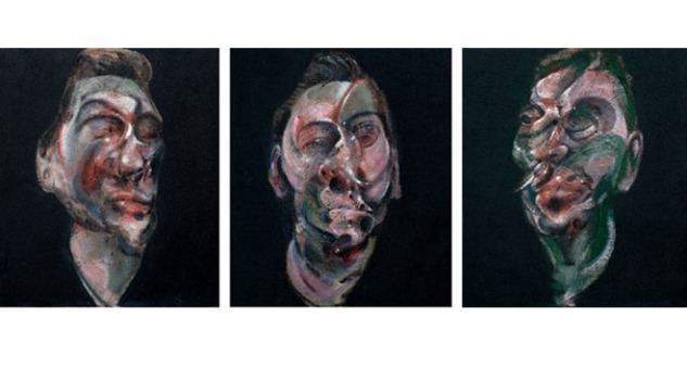 Three studies for a portrait of George Dyer