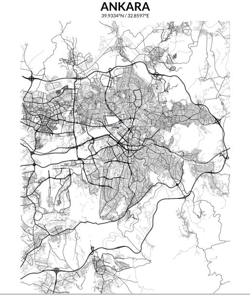 Ankara City Map