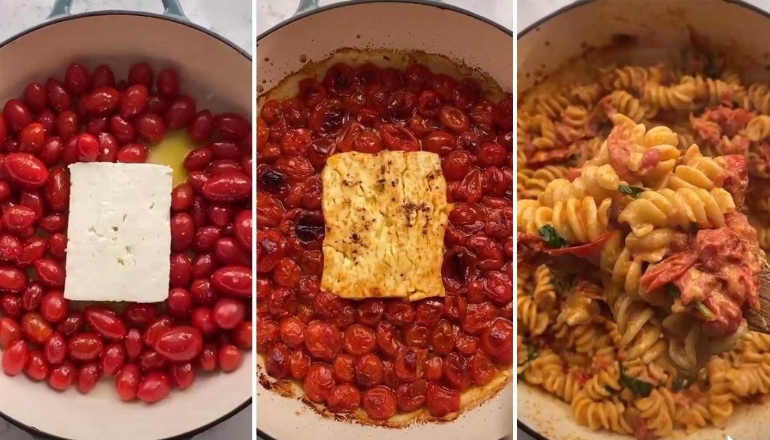 tik tok feta pasta salad tik tok feta pasta salad