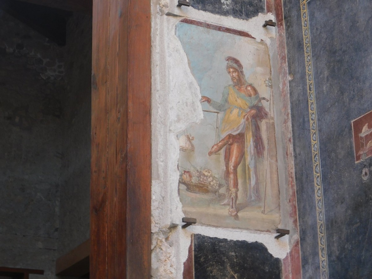 Priapus, Pompeii Freskleri