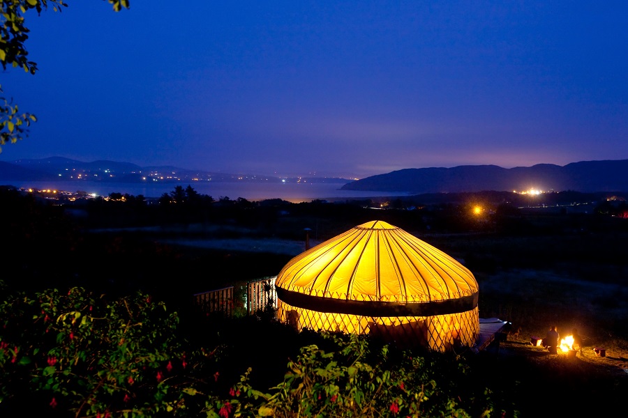 irlanda kamp yerleri - portsalon luxury camping