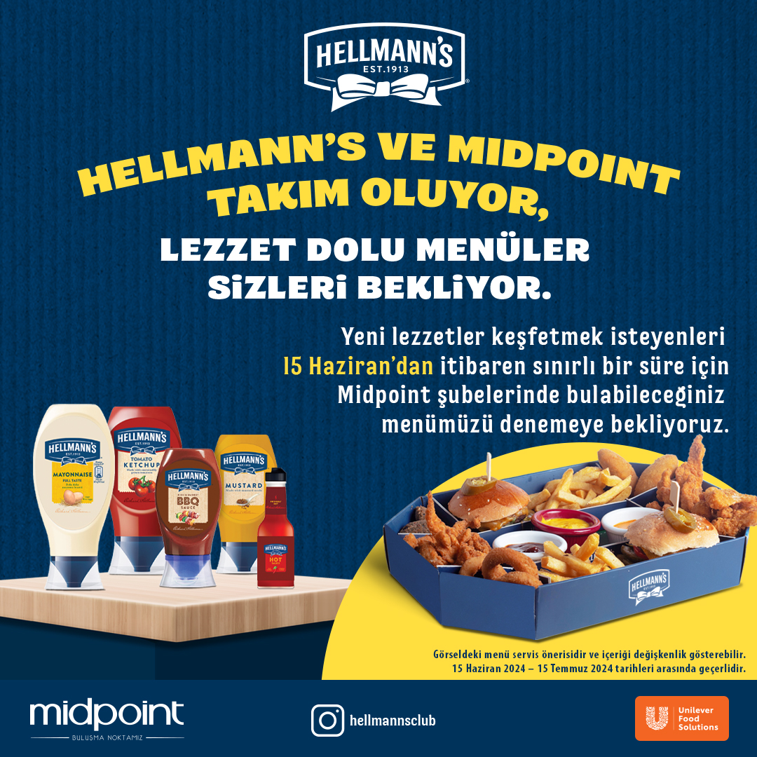 Hellmann's ve Midpoint: Dopdolu Lezzet Tabağıyla Leziz Bir Takım