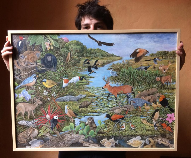 una-de-las-laminas-de-naturaleza-que-pintamos-con-mi-viejo-y-que-acaba-de-enmarcar-xcecileex