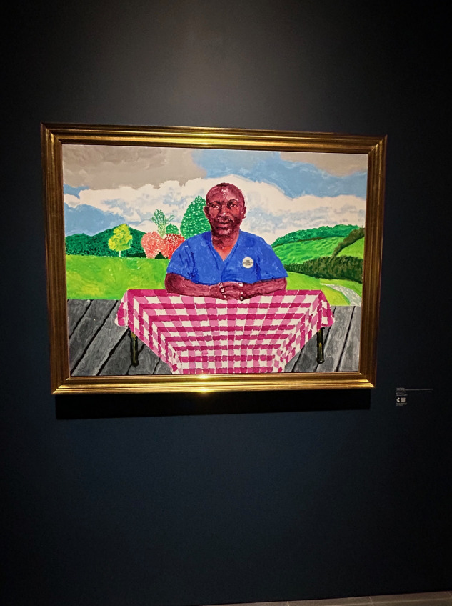 thomas-mupfupi-resting-on-a-pink-and-white-checkered-tablecloth